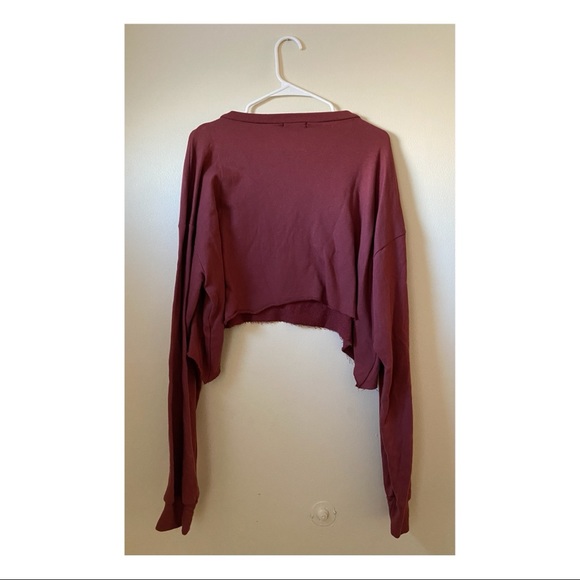 Fashion Nova Cropped VIBES Sweatshirt - Picture 3 of 7